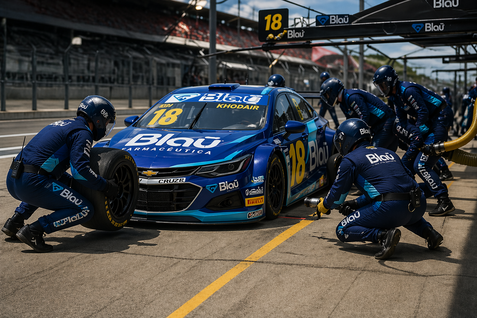pit stop stock car troca de pneus